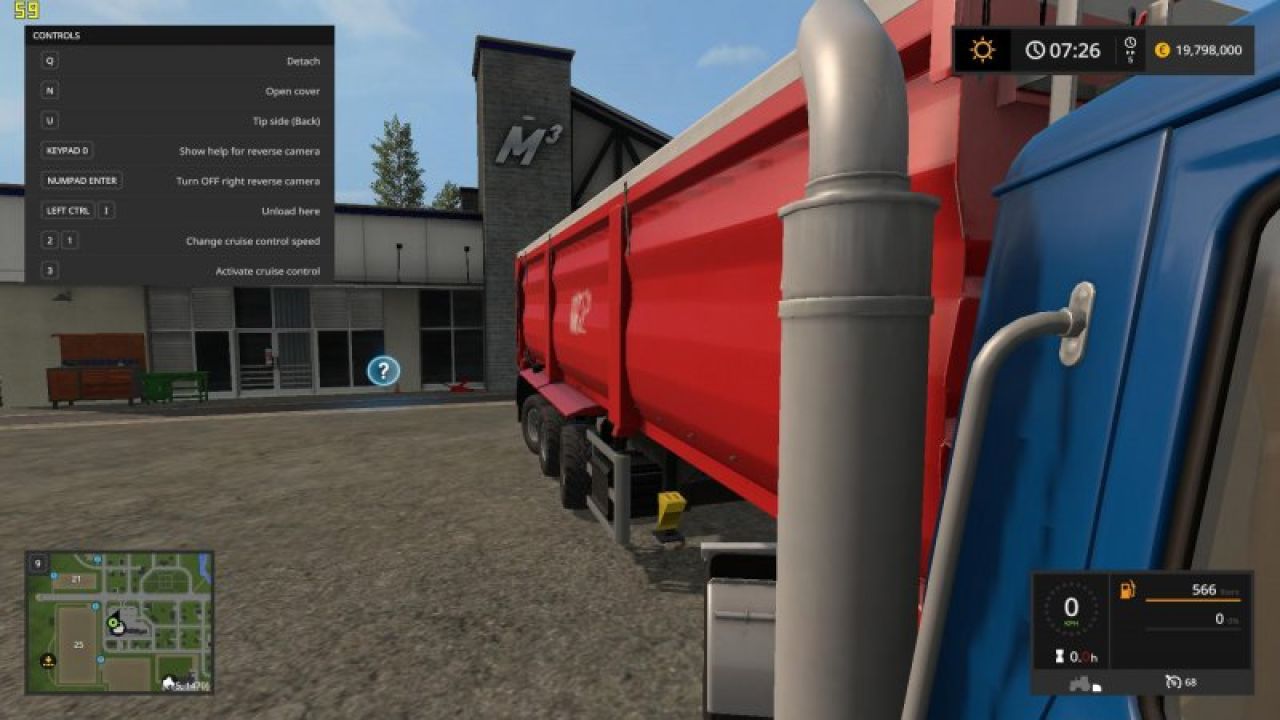 Reversing camera for truck v1.2