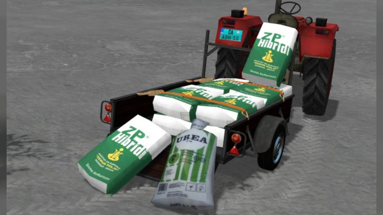 Seeds bags and fertilizer bags