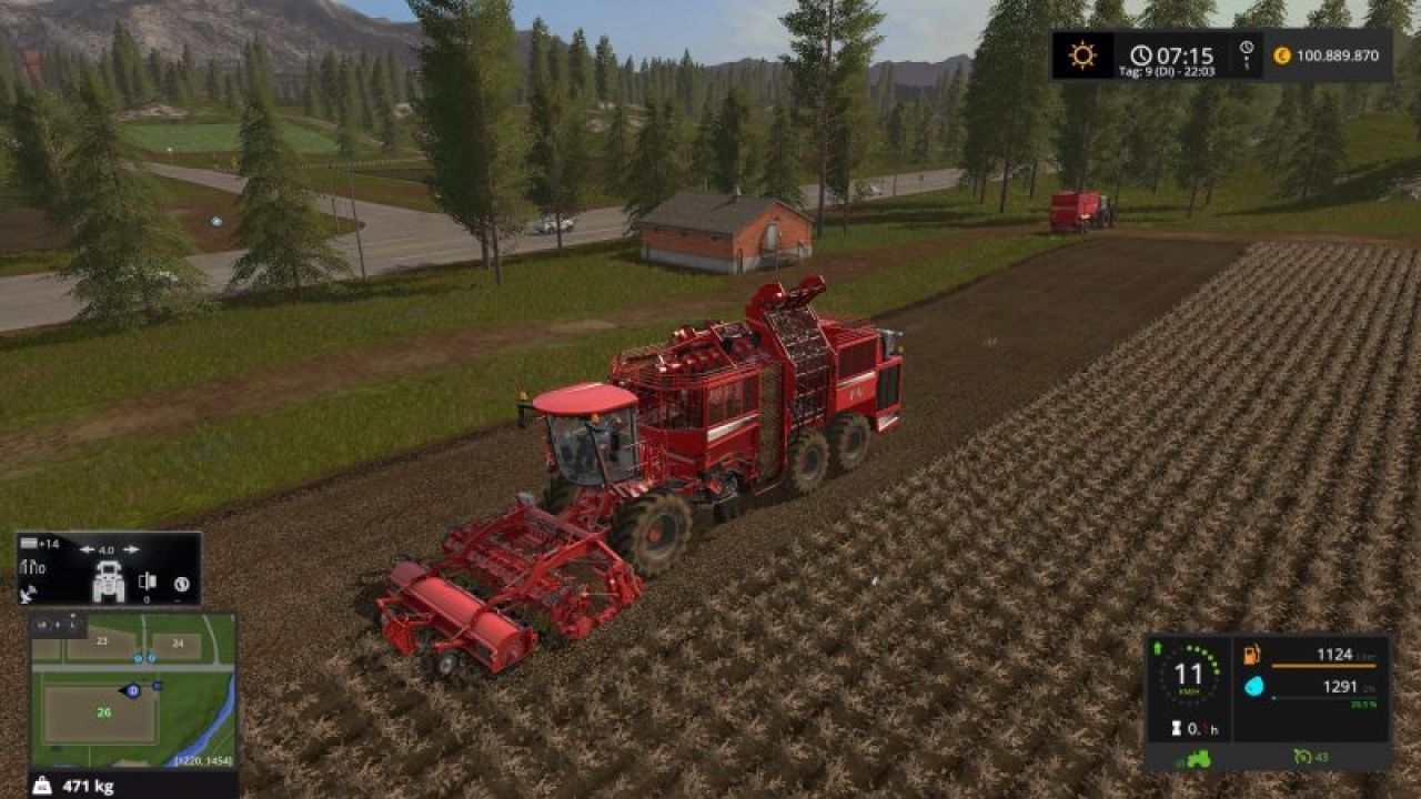 Standard Holmer and Ropa DLC machines potato ready
