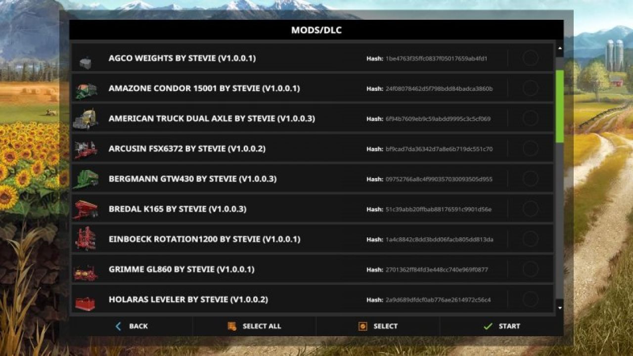 STEVIES 2017 MODPACK