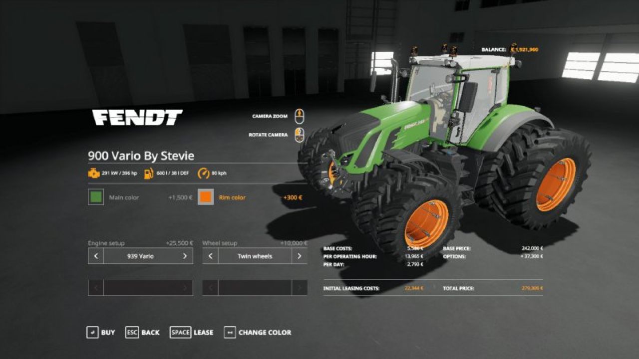 TRACTORS-FS17 Fendt 900 Vario