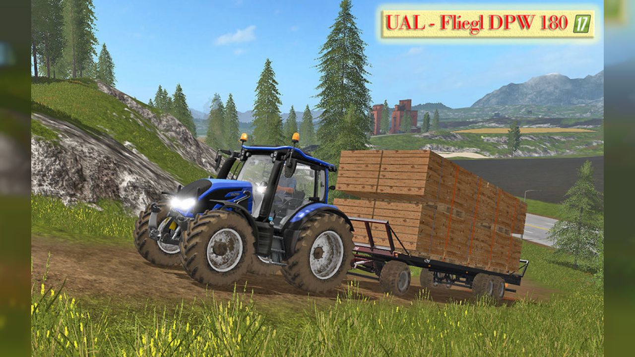 UAL Fliegl DPW 180 / Bretter-Paletten v1.1