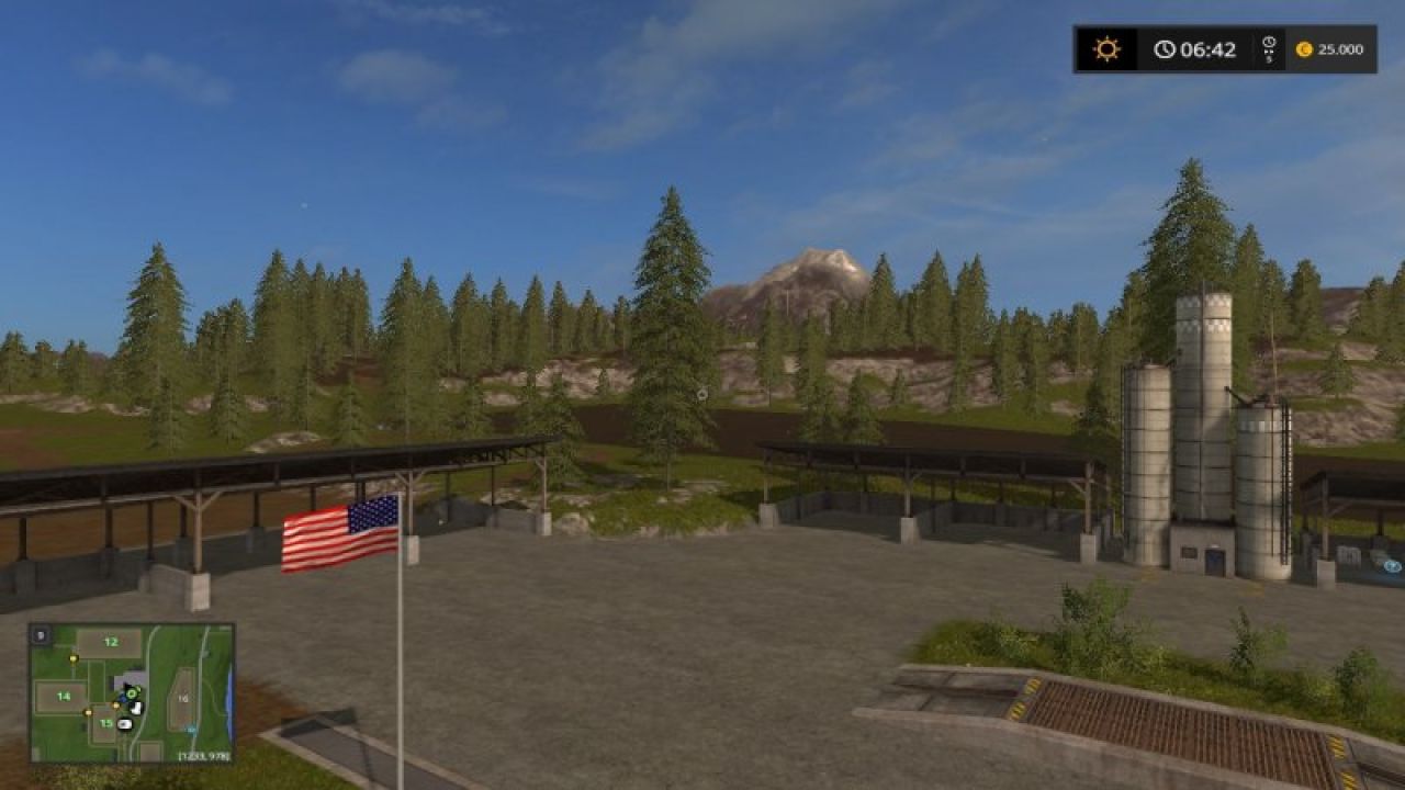 Umgebaute Standard Map