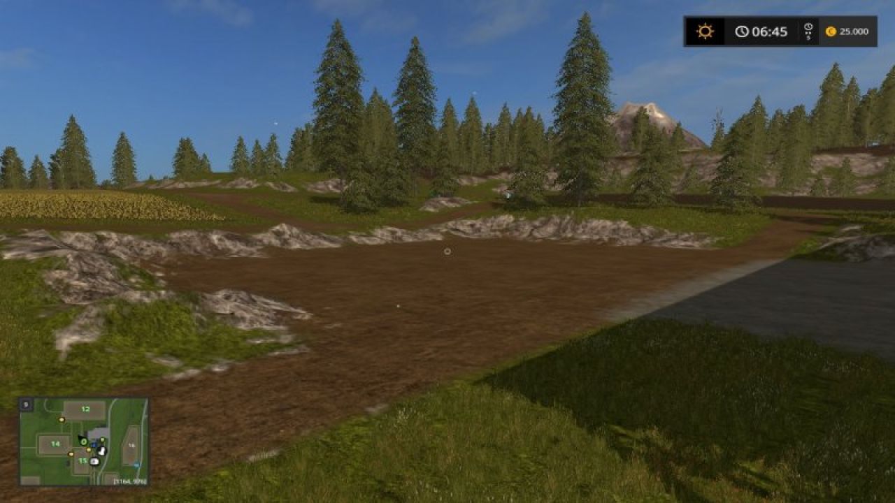 Umgebaute Standard Map