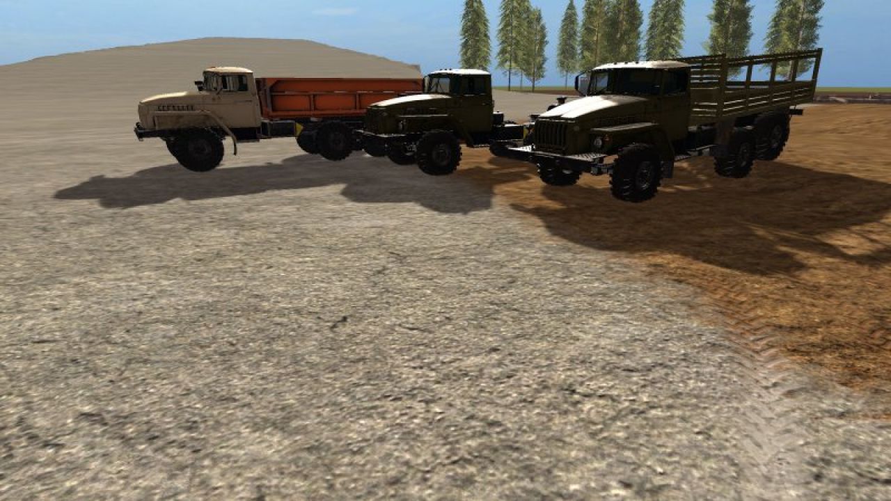URAL truck set plus trailers