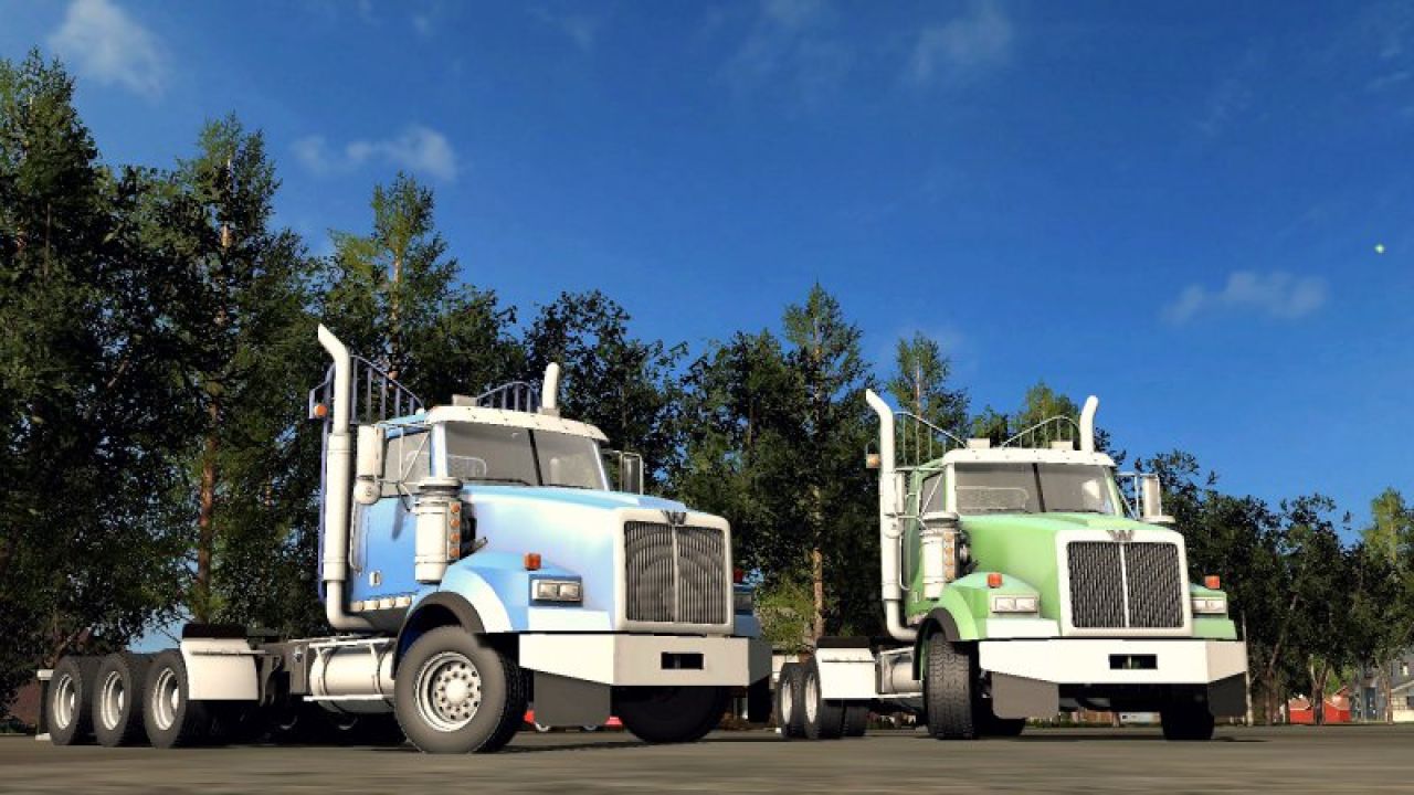 Western Star 4900SA Tridem