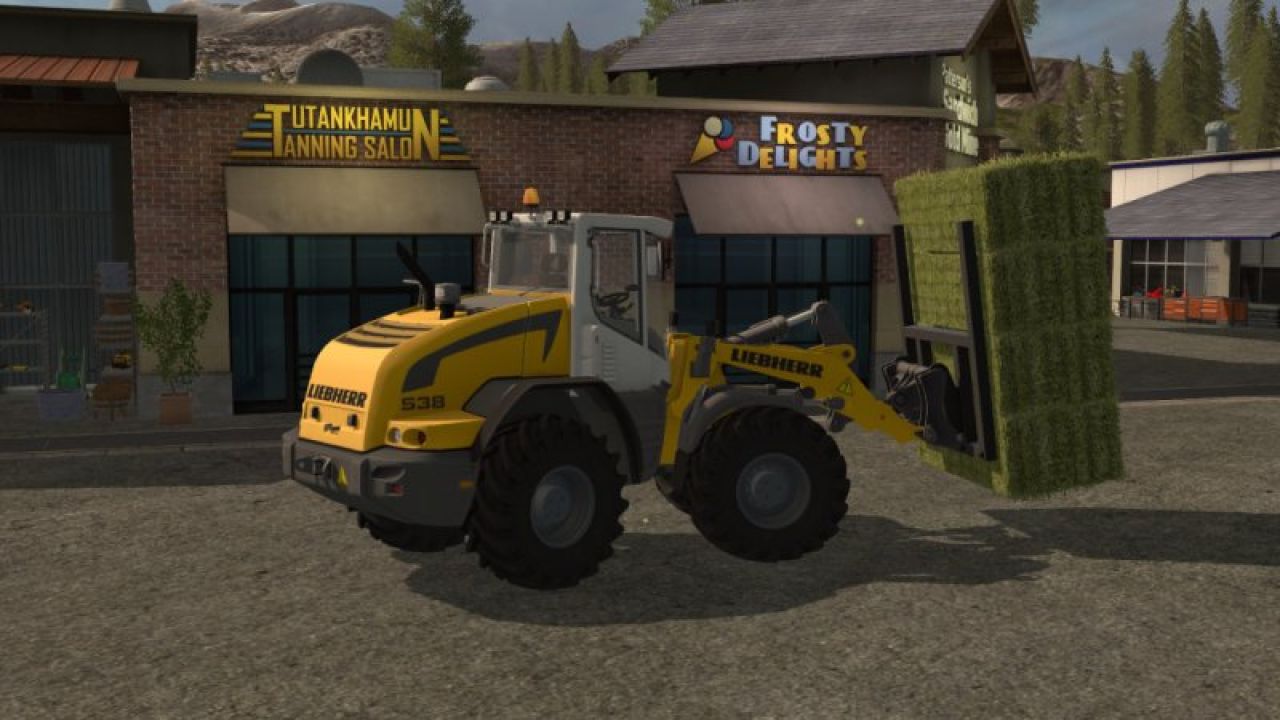 Wheelloader Balefork