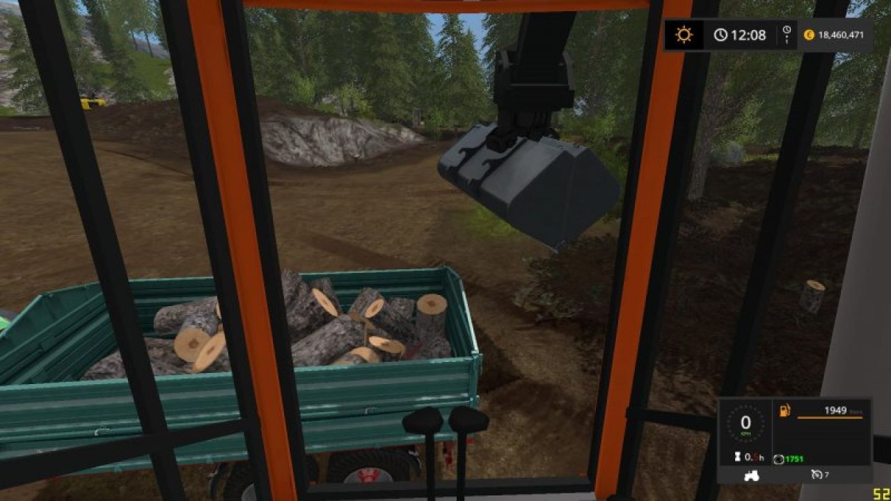 Wood Shovel Loader
