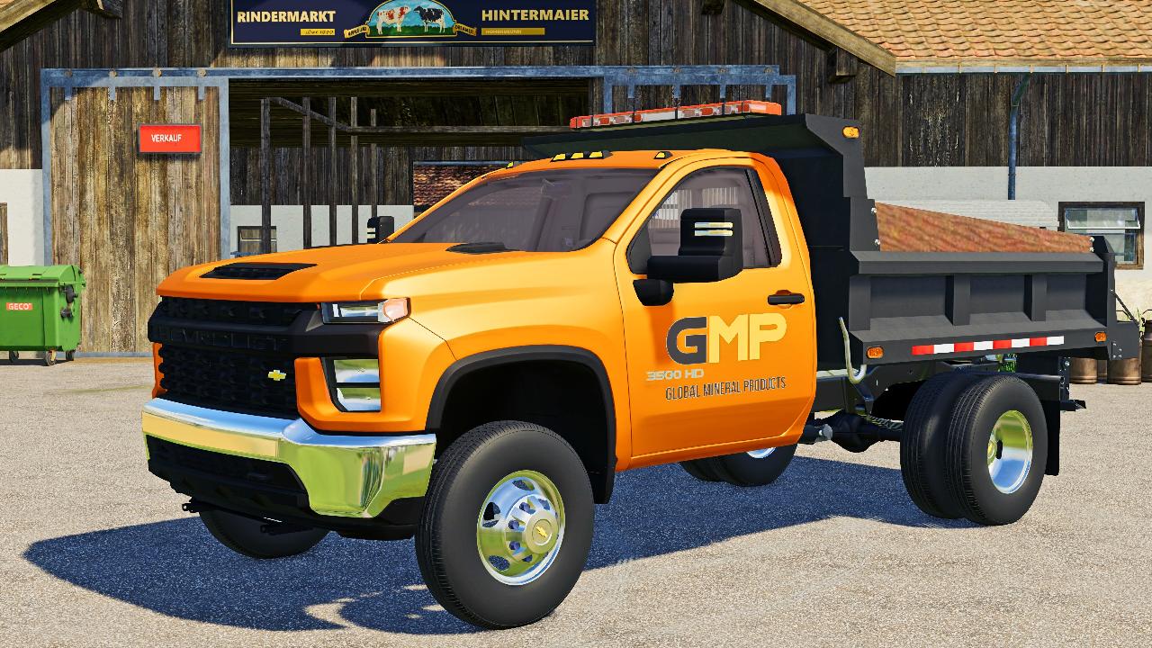 2020 Chevy 3500HD Single Cab Dump Truck