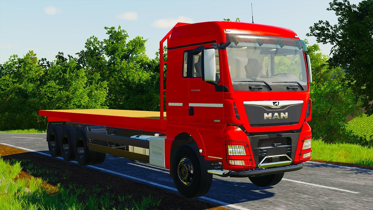 Camion et Plateau Man