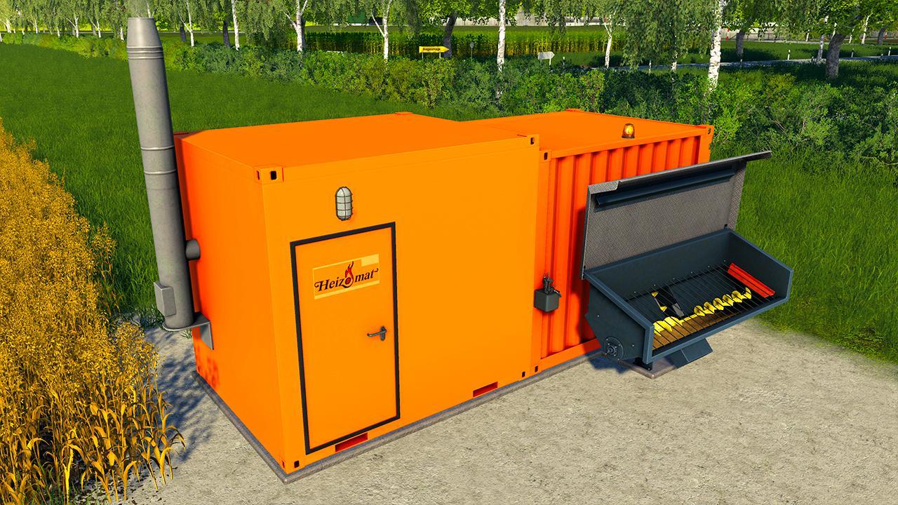 Bio heating plant