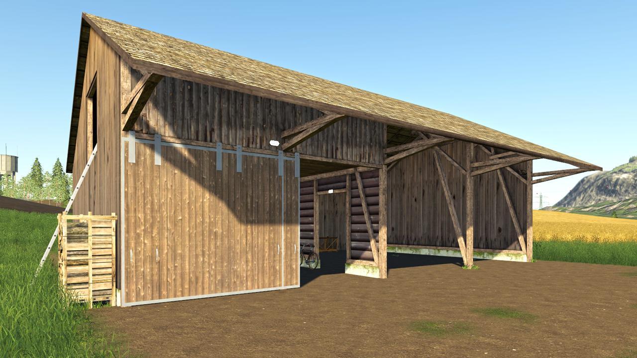 Wooden barn