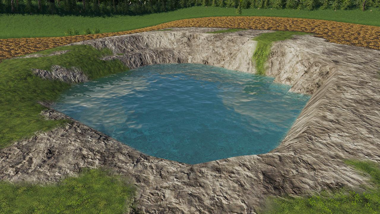 Pack plan d'eau plaçable