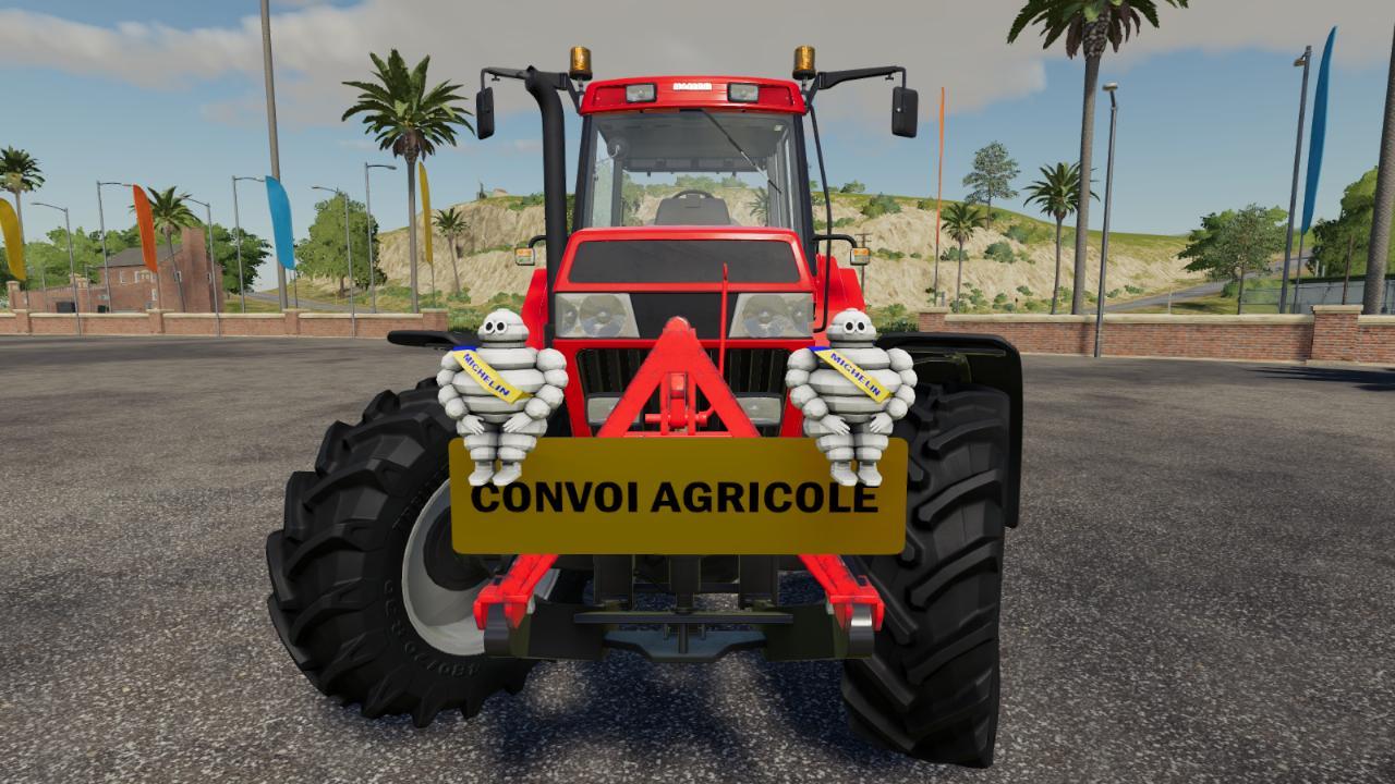 Plaque Convoi Agricole