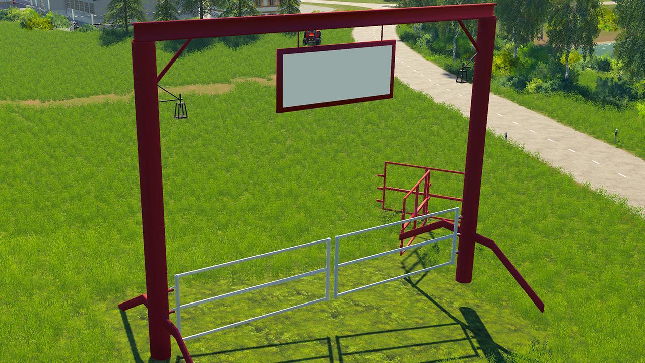 Farm entrance portal