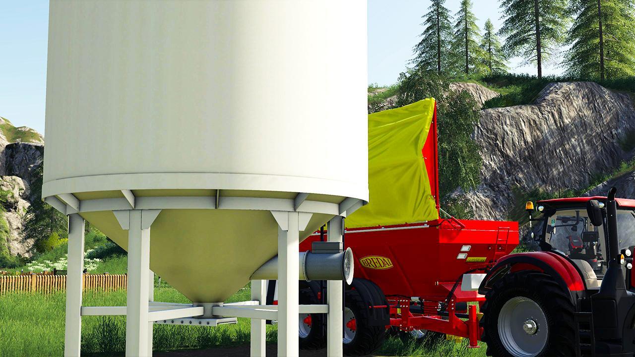 Placeable lime silo