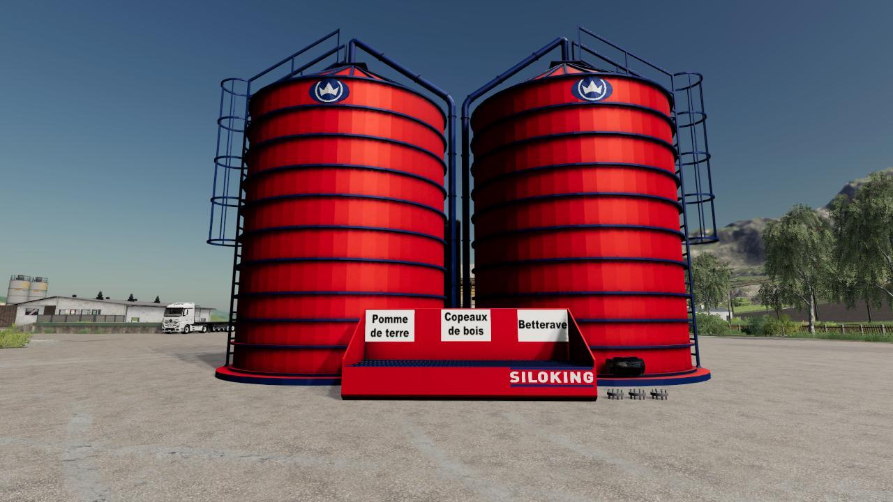 Red silos