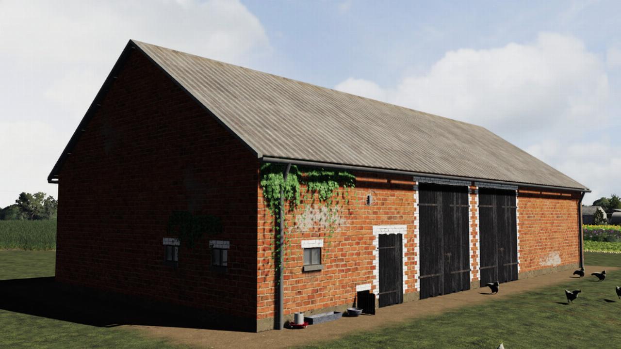 Barn With Chicken Coop