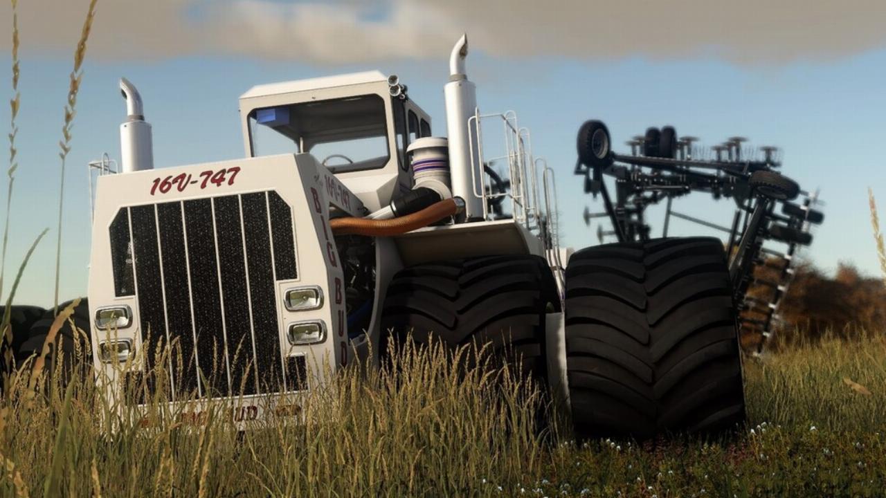 Загрузите мод Big Bud 16V-747 (Большие тракторы) для FS19, Farming Simulato...