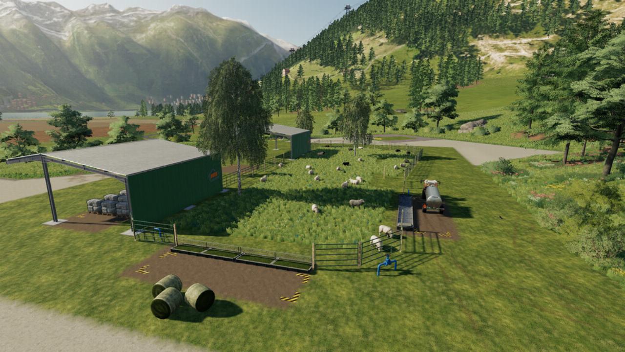 Grand hangar à moutons