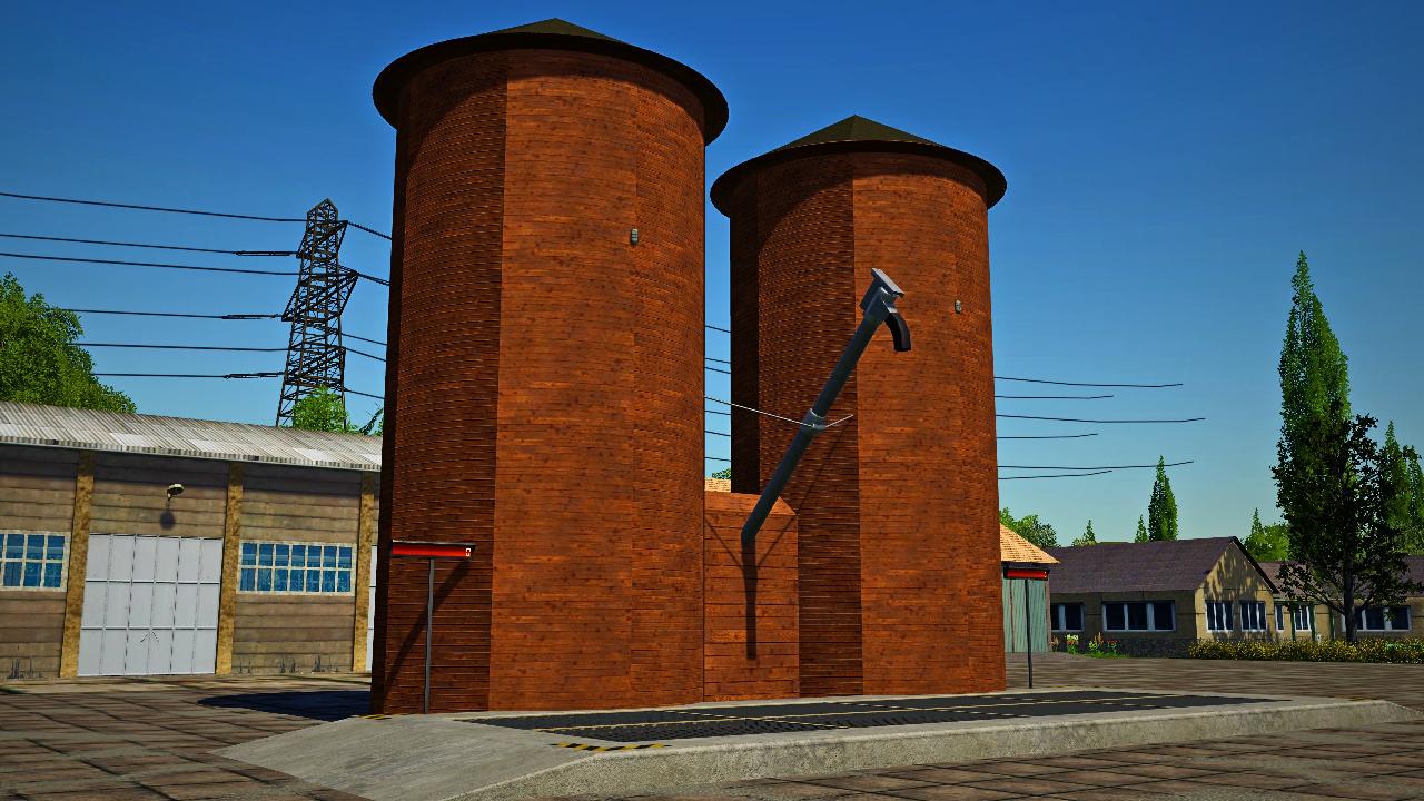 Brick fermentation silo