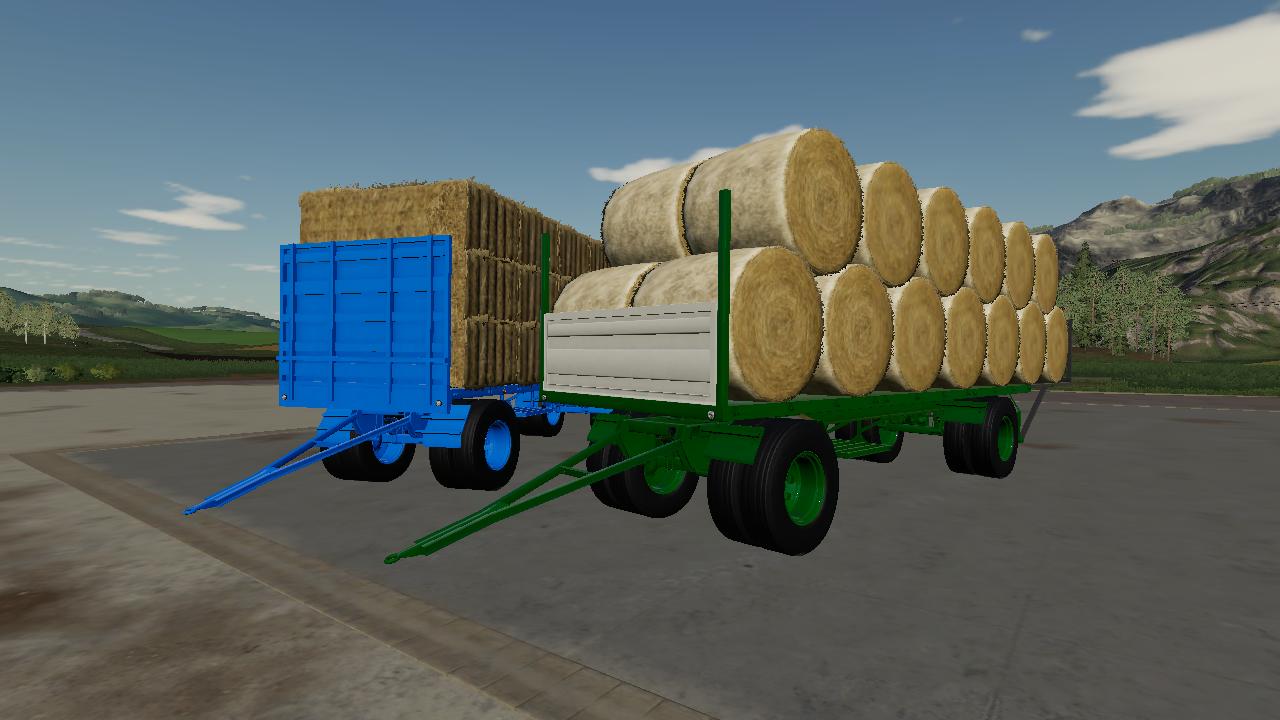 BSS & Rába Bale Trailer