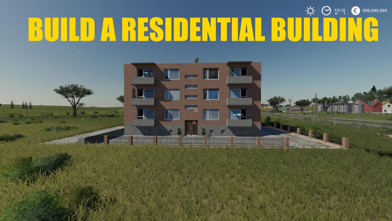 CONSTRUIRE UN BÂTIMENT RÉSIDENTIEL