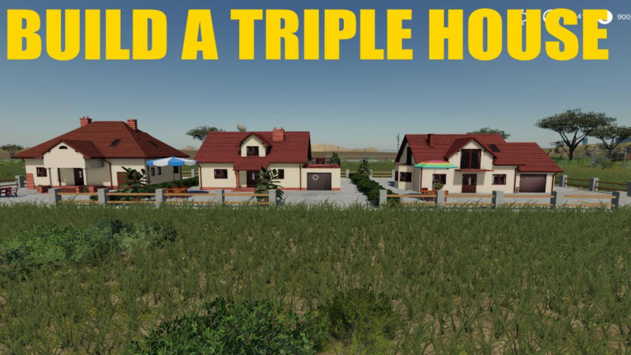 CONSTRUISEZ UNE TRIPLE MAISON