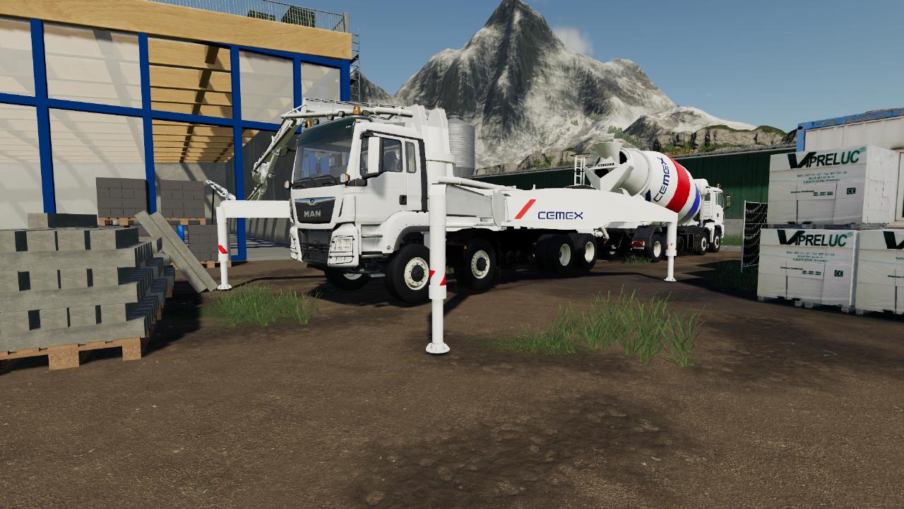 Cemex concrete pump