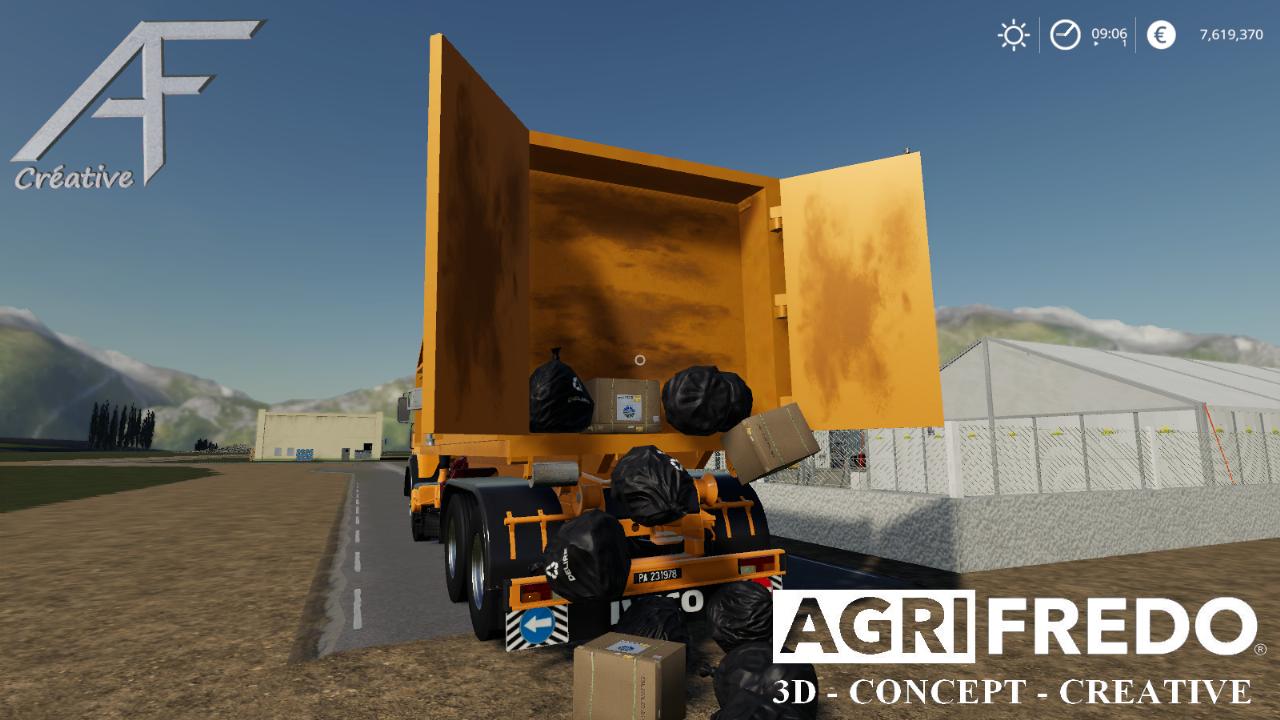 Compactor trailer