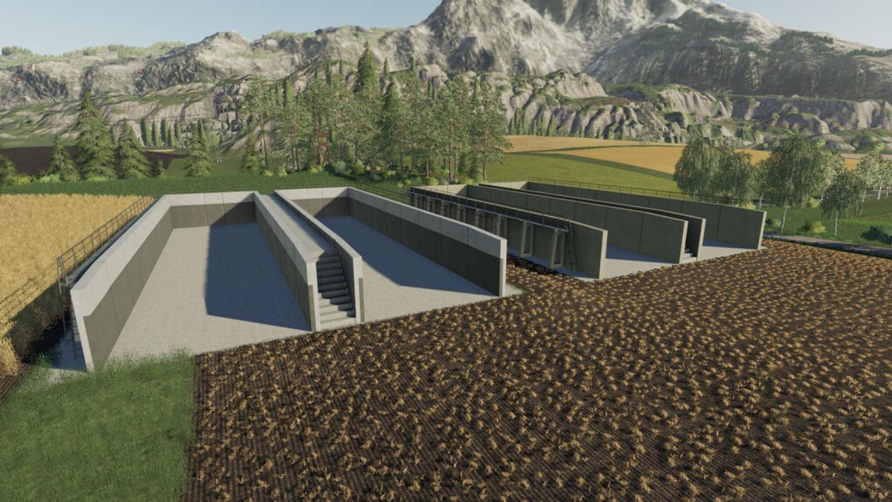 Concrete Bunker Set U