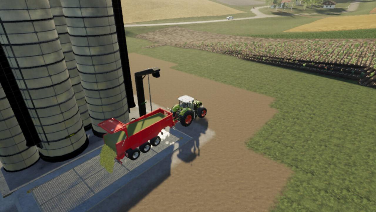 Fermenting Silo With Digestate