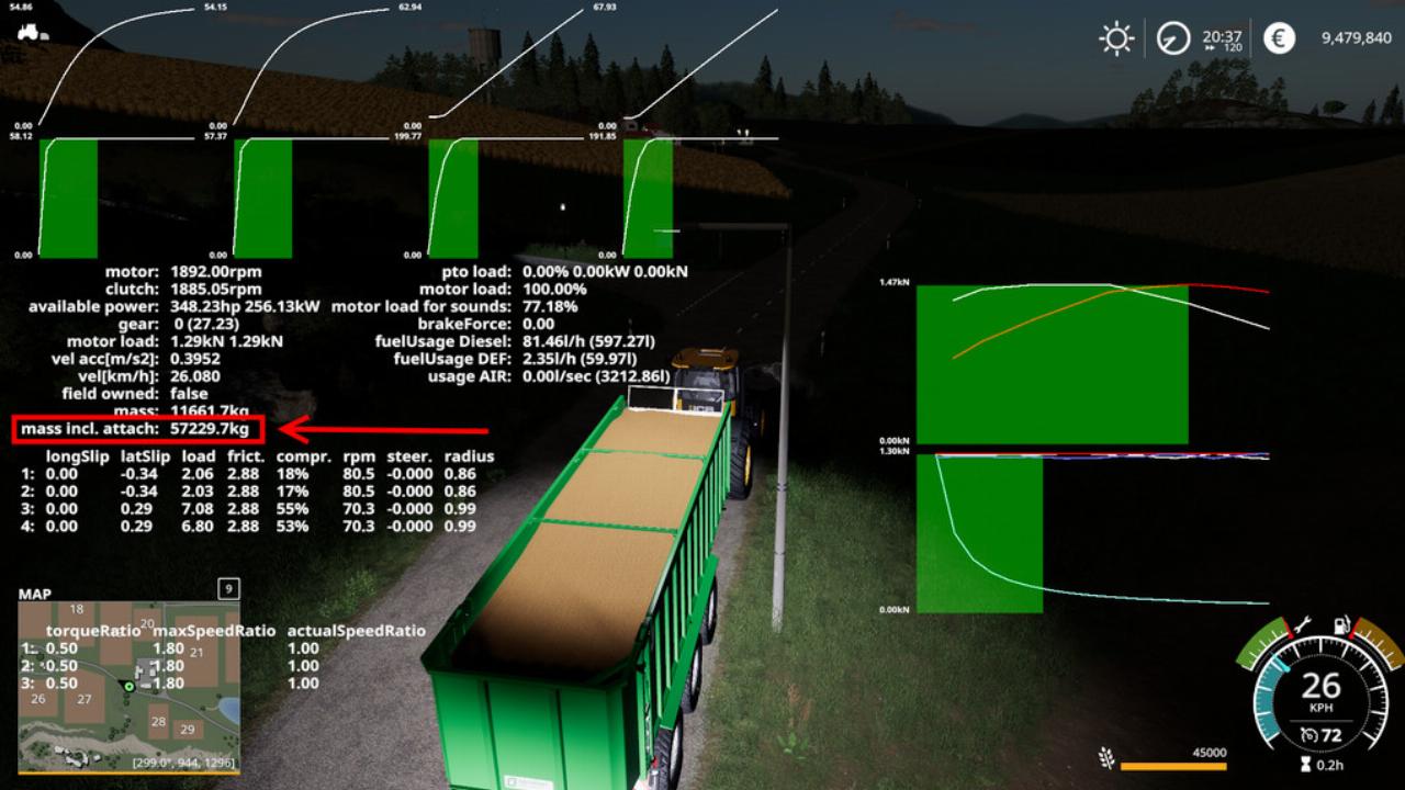 Filltype (Goods) Mass Adjustment