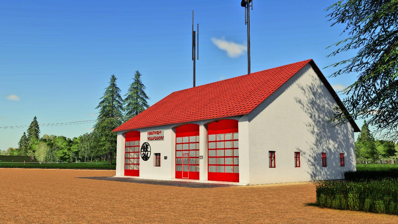 Hangar der Feuerwehr