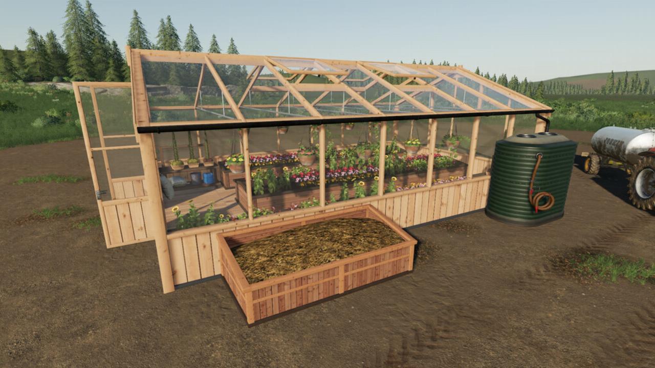 Flower Nursery Greenhouse