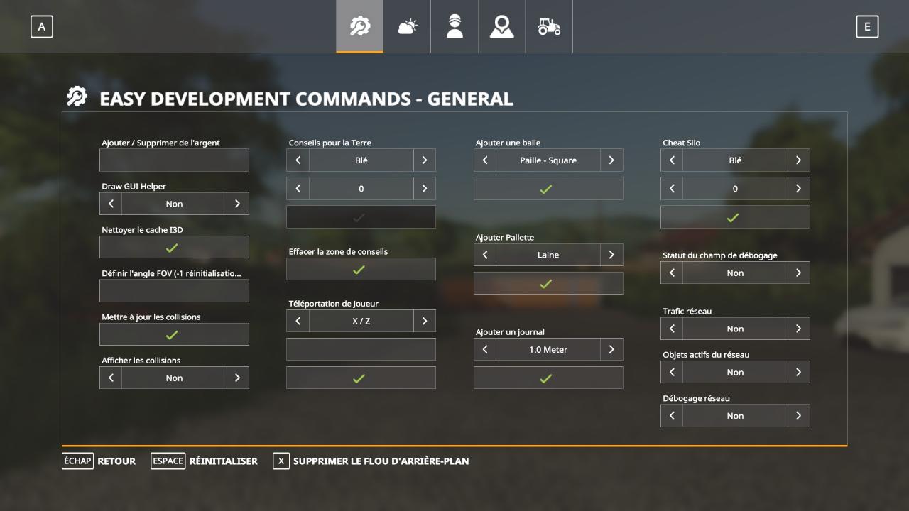 French Easy Development Controls 2