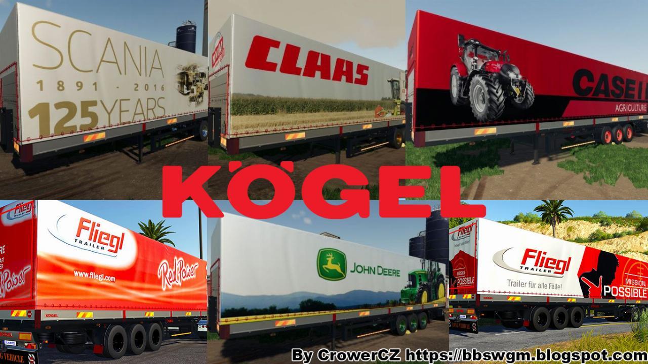 FS19 MEGA KOGEL TRAILERS PACK