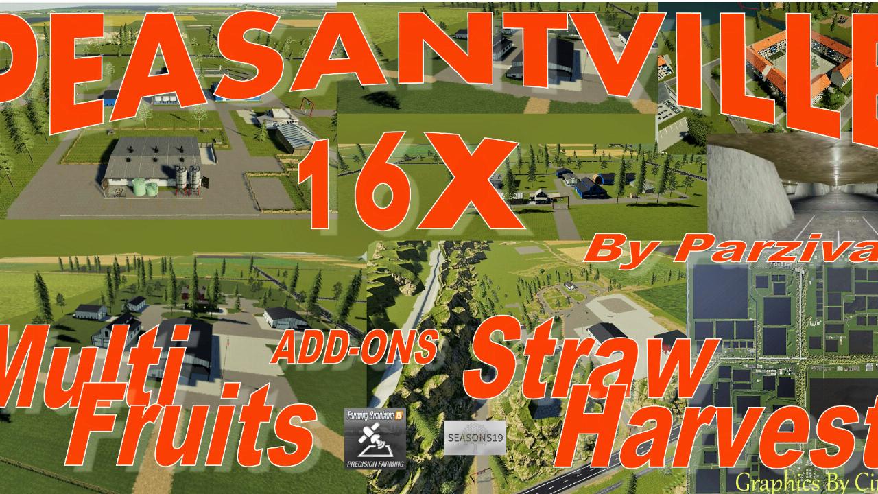 FS19 Peasantville 2 16X Multifruit V3.4 Final