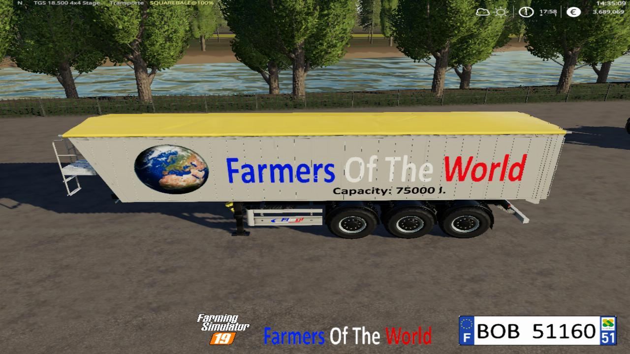Remorque Farmers Of The World