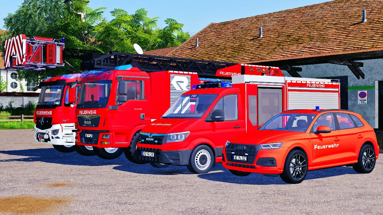 German firefighter pack