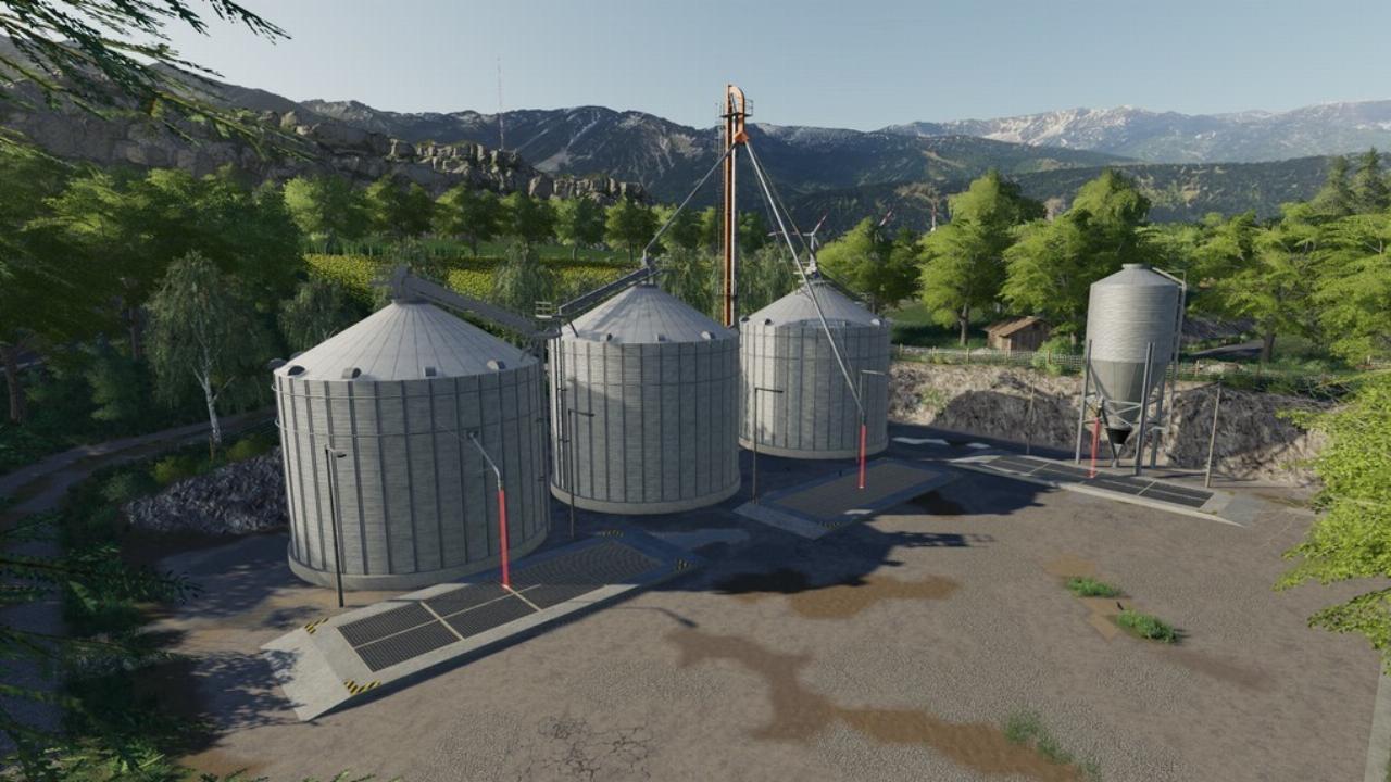 Grain Silo Set With Multifruit