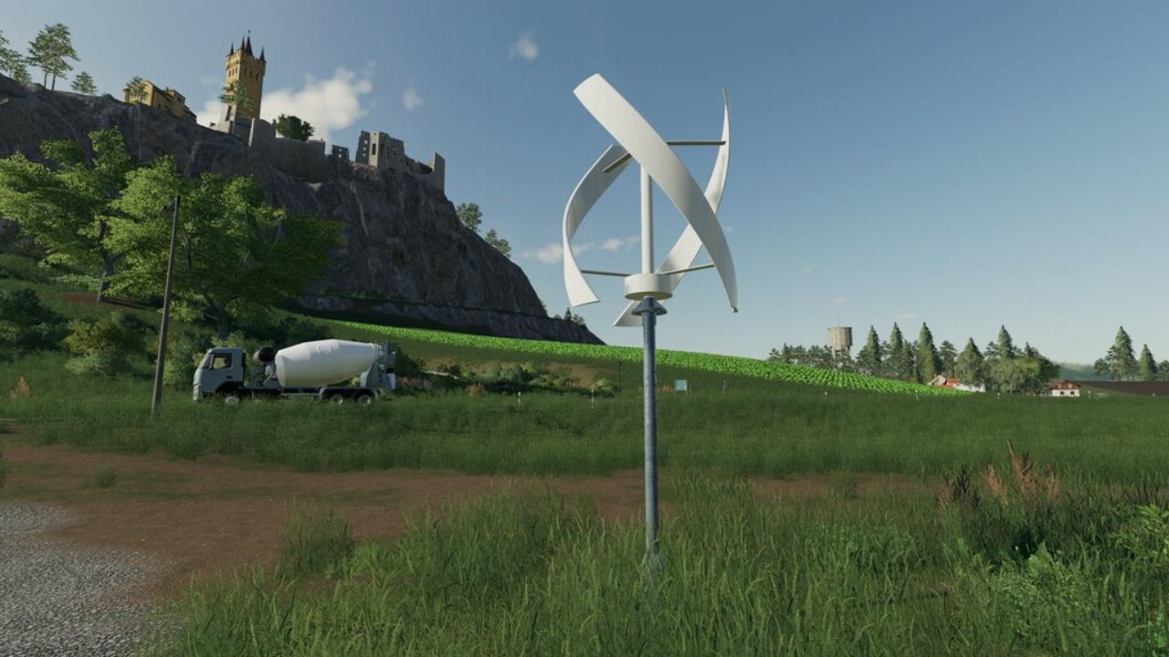 Wendel-Windkraftanlage