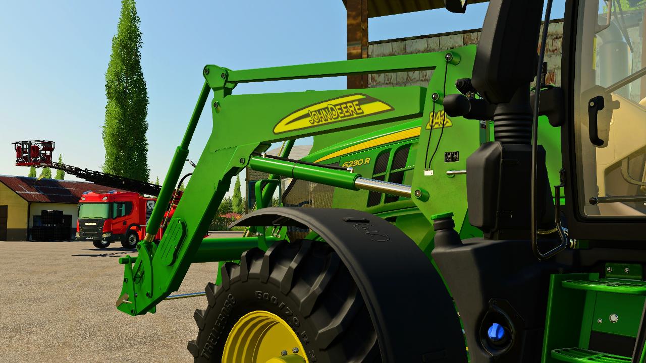 John Deere 843 chargeur