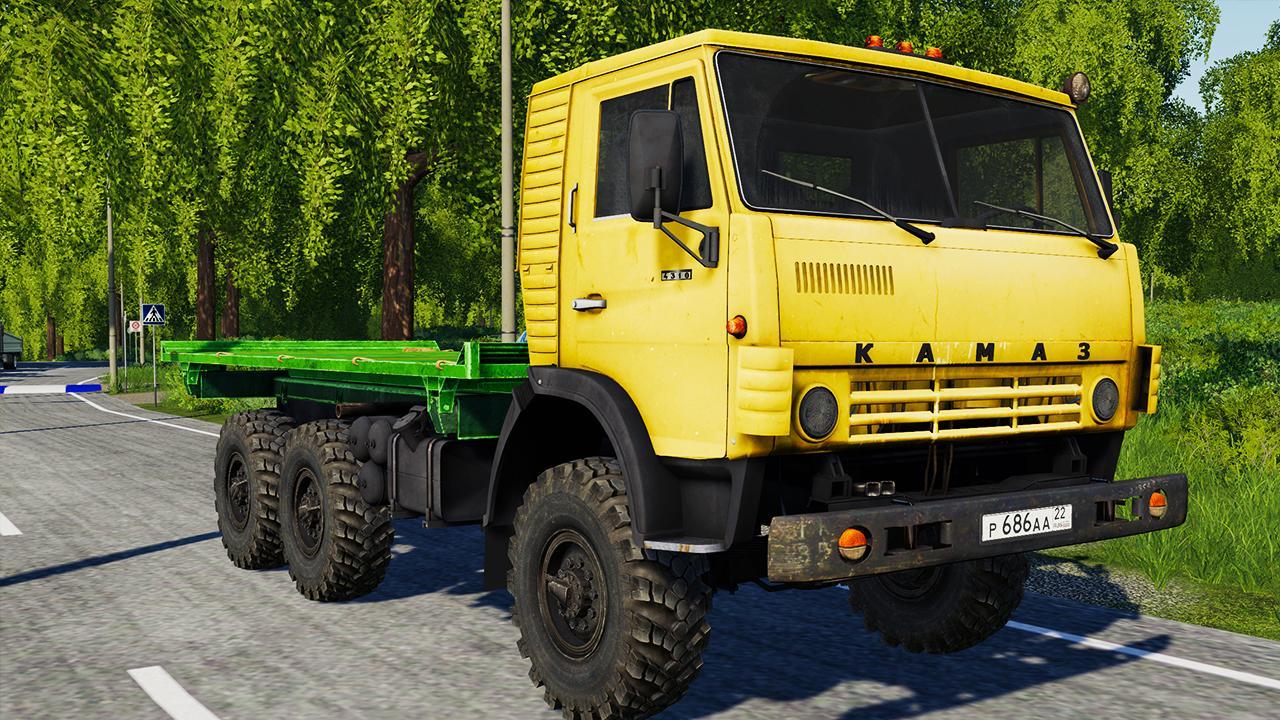 Kamaz 4310 avec plateforme