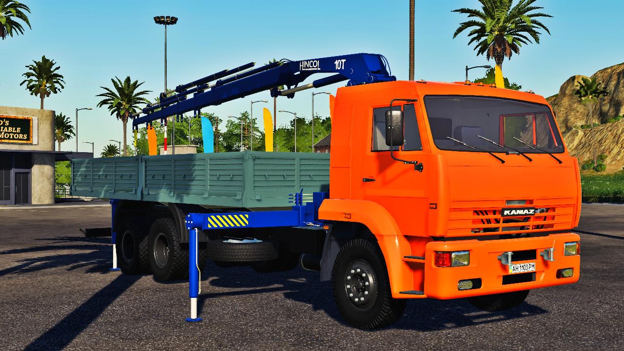 KamAZ-65117 with CRANE