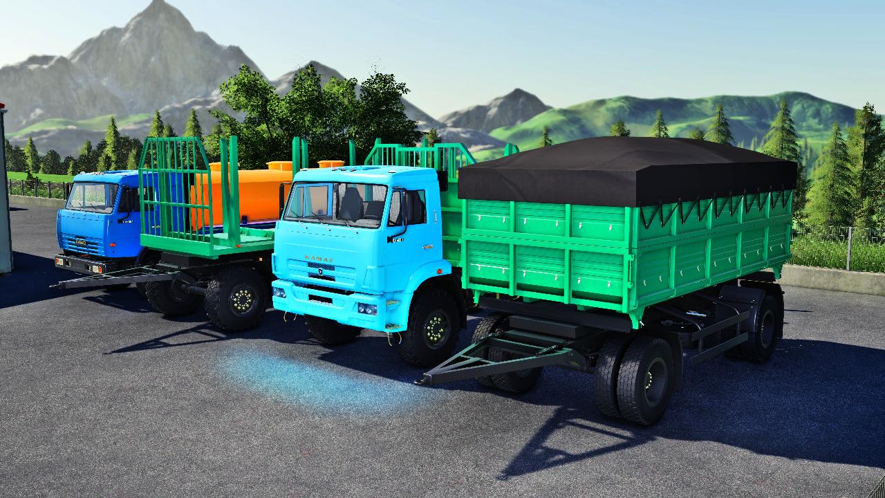 Kamaz & trailers / tanks pack