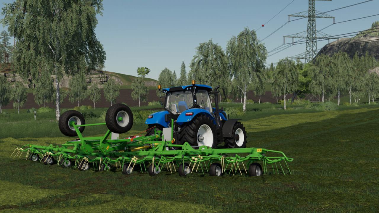 Игра farming simulator 22 моды. ФС 19 сеноворошилка Krone. FS 19 сеноворошилки. Farming Simulator 22 сеноворошилка. ФС 19 Krone tractor.
