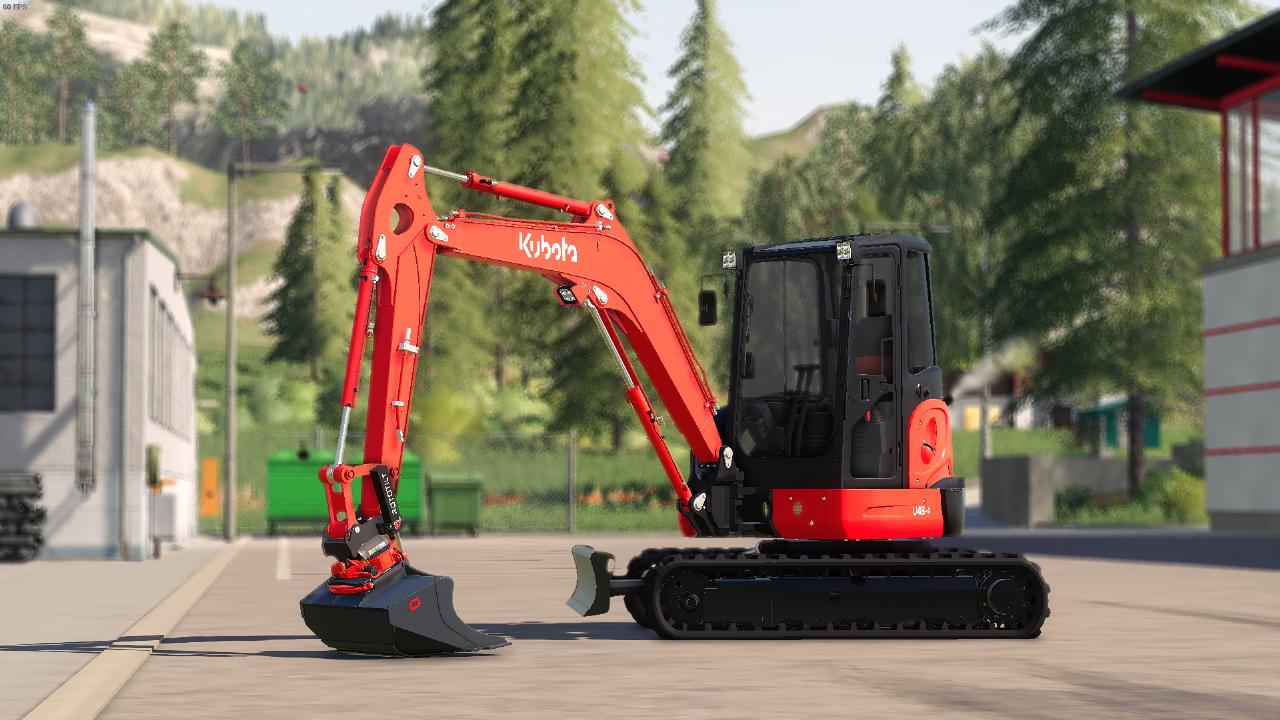 Kubota U48 with Rototilt R2