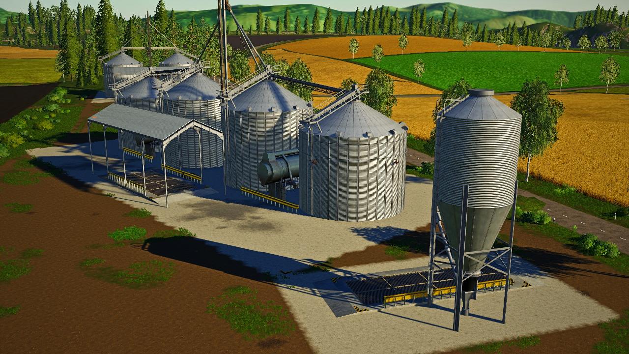 Large pack of silos