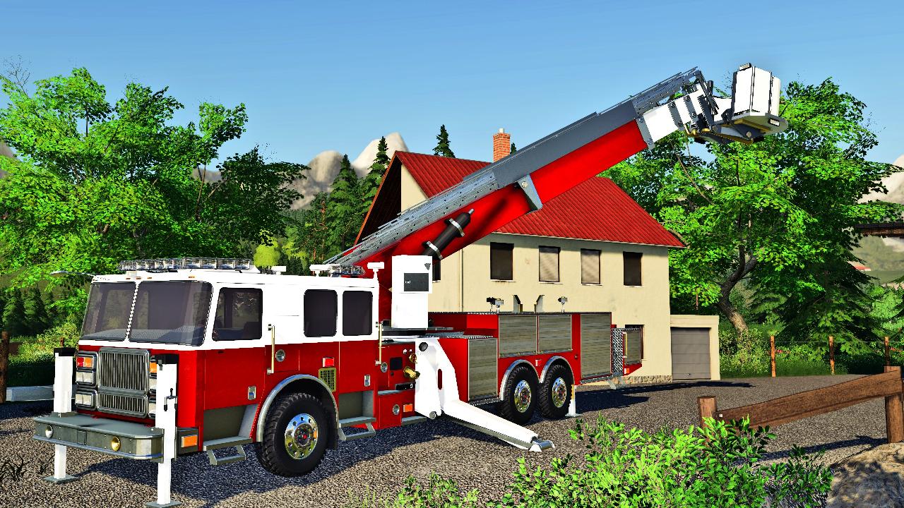 Large scale fire truck